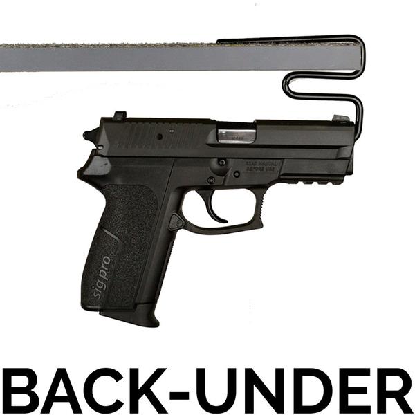 Pack of 2 Back-Under Gun Hanger Handgun Hangers