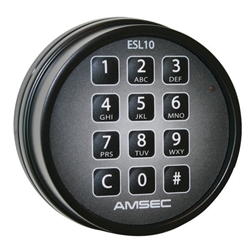 AMSEC ESL10XL Keypad Only: Black Nickel 