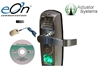 Actuator Systems eOn RTE-302SC Biometric / Pin and Ethernet Enabled Handle Lock in Satin Chrome 