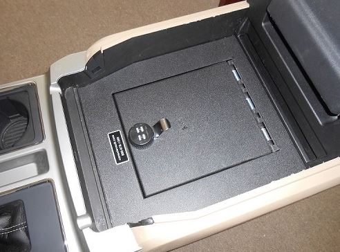 Console Vault F150 Super Duty Full Floor Center Console Safe: 2015 – 2020 