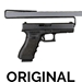 Gun Storage Solutions - Back-Over Handgun Hanger BOHH2 - 2 Pack - BOHH2