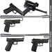 Gun Storage Solutions - Back-Under Handgun Hanger - BUHH2 - 2 Pack - BUHH2