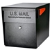 MailBoss 7106 Locking Security Mailbox - Black - GS7106