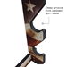 Rush Creek AMERICANA 3 GUN WALL RACK  - 38-4043