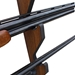 Rush Creek DARK WALNUT 3 GUN WALL RACK - 38-4041