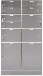Socal Safe AX Series Modular Teller Lockers AXL-3-22 
