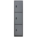 Homak 3 Door Steel Security Cabinet/Locker - GSGS00700300