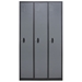 Homak 3 Tall Door Steel Security Cabinet/Locker - GSGS00700301