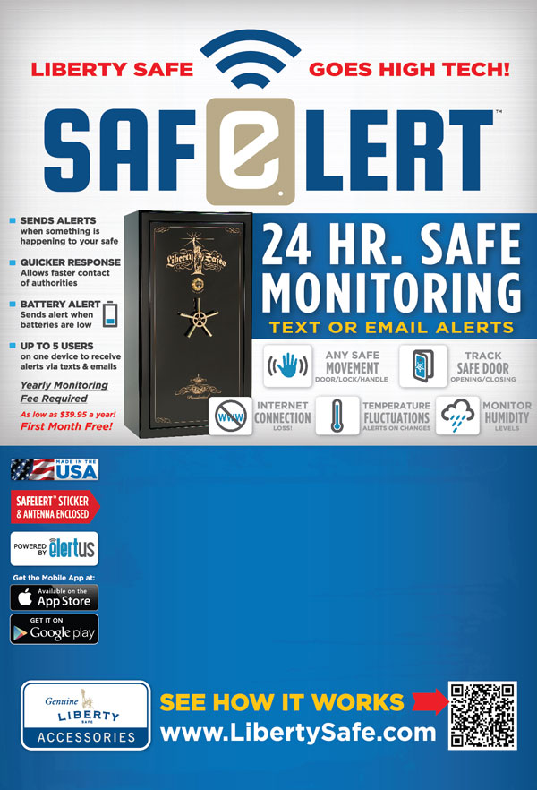Liberty's SafElert Gun Safe Alarm System Hides in Your Safe, Warns