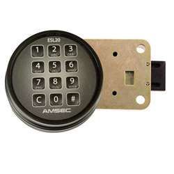 AMSEC 20XL Electronic Combination Safe Dead Bolt Lock - Black Keypad 