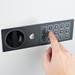 BARSKA 180 Key Dual Lock Deadbolt Cabinet Digital Wall Safe AX13350 - AX13350