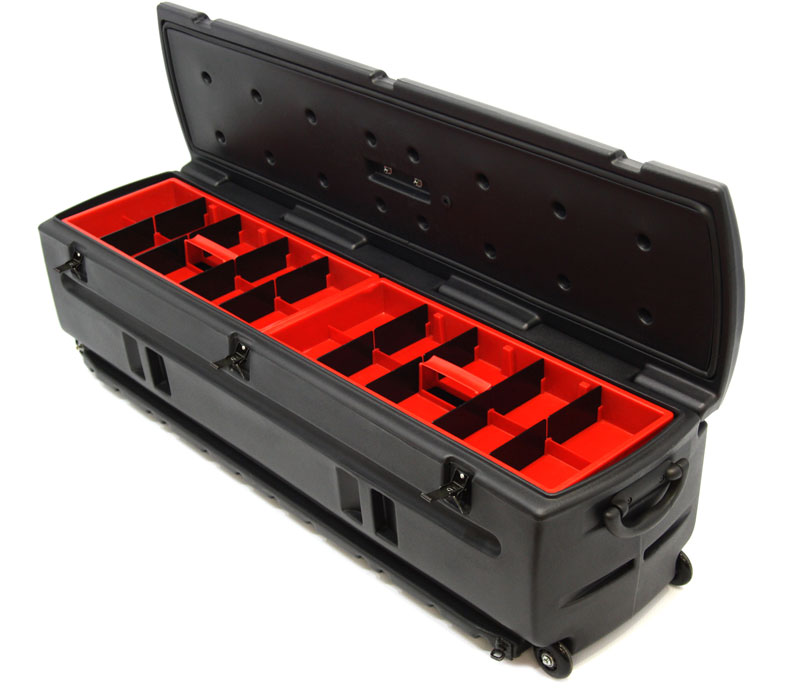 Tote - Interior-Exterior Portable Storage-Gun Case Includes Slide