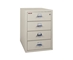 Fire King Card-Check-Note File Cabinet 4 Drawers - 4-2536-C