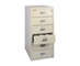 Fire King Card-Check-Note File Cabinet 6 Drawers - 6-2552-C