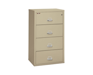 Fire King Classic Lateral File Cabinet 4 Drawer - 31" Wide 