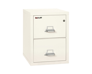 Fire King Classic Vertical File Cabinet - 2 Drawer - Legal - 25" Depth  