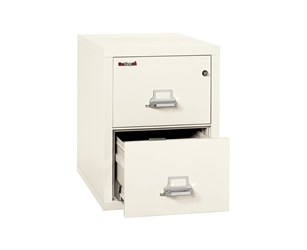 Fire King Classic Vertical File Cabinet - 2 Drawer - Legal - 31" Depth  