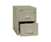 Fire King Classic Vertical File Cabinet - 2 Drawer - Letter - 31" Depth - 2-1831-C