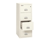 Fire King Classic Vertical File Cabinet 4 Drawers - Letter - 25" Depth 