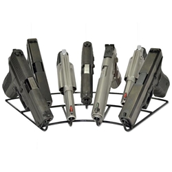 Gun Storage Solutions - FanStand7 - 7 Gun Radial Pistol Rack 