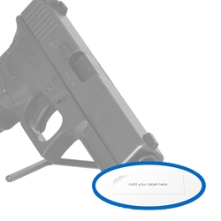 Gun Storage Solutions - Gun Display Plastic Price Tag Cards (50-Pack) 