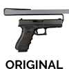 Gun Storage Solutions Original Handgun Hanger HH4  - 4 Pack 