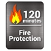 Hollon HS-530WE 2 Hour Fireproof Home Safes - HS-530WE