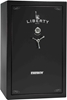 Liberty Gun Safes - Fatboy Series - USA Made 64 Gun Safe - Electronic Lock-Textured Black with Chrome - 75 Min @1200° Fire Rating 
