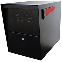 MailBoss 7206 Package Master Locking Security Mailbox - Black 