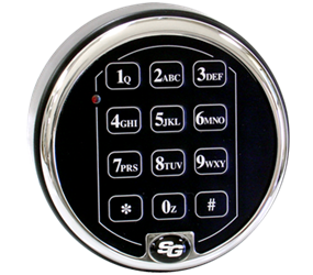 S&G 6120 EMP Resistant Electronic Keypad - Single Battery Non Lit Keypad 