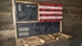 San Tan Wood Works - Burnt American Red White and Blue Concealment Flag (Large Size) - BARWB-LARGE