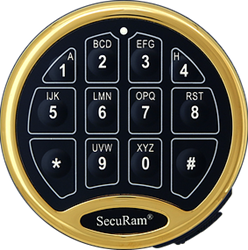  Securam Safelogic Basic Safe Lock Ec 0601A Stainless Steel Keypad Only Safelogic Basic Bronze