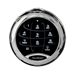 Securam SafeLogic Xtreme EMP-Proof Redundant Electro-Mechanical Safe Lock - Bright Chrome Finish - SRK-1501-BC