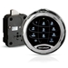 Securam SafeLogic Xtreme EMP-Proof Redundant Electro-Mechanical Safe Lock - Bright Chrome Finish - SRK-1501-BC