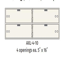 Socal Safe AX Series Modular Teller Lockers AXL-4-10 