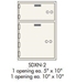 Socal Safe SDXN Series Safe Deposit Box SDXN-2 - SDXN-2