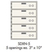 Socal Safe SDXN Series  Safe Deposit Box SDXN-5 - SDXN-5