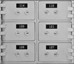 Socal Safe SN Series Modular Safe Deposit Boxes SN-2A - SN-2A