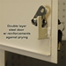 Protex WDC-160 Through-The-Wall Locking Drop Box With Chute - GSWDC-160