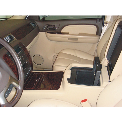 Shown installed in vehicle - open
