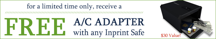 Inprint Safe Special! Free A/C Adaptor with purchase.